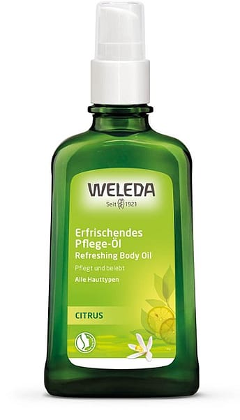 Osvežilno olje za telo z limono