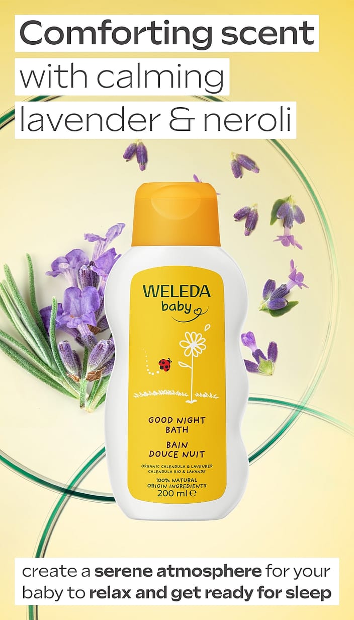 Kopel z ognjičem za miren spanec