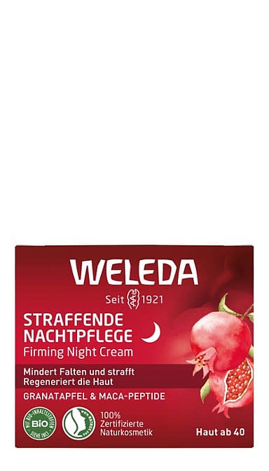 Nočna krema z granatnim jabolkom & maca peptidi