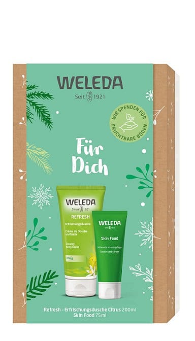 Set ZATE: Losjon za prhanje limona REFRESH & Skin Food